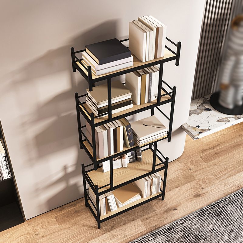 Open Back Metal Bookshelf Scandinavian Style Bookcase for Home Office Study Room Clearhalo 'Bookcases' 'furn' 'furn_bookcases' 'Furniture' 'furniture_bookcases' 'Office Furniture' 1200x1200_e11c67e8-ee05-4e7b-90c3-7b23137fbc8f