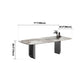 Luxury Sintered Stone Top Table Rectangle Table with Grey Double Pedestal Clearhalo ' dining_table' 'Dining Tables & Seating' 'Dining Tables' 'furn' 'furn_dining_table' 'Furniture' 'furniture_dining_table' 'Kitchen & Dining Furniture' 'kitchen&dining_furn' 'kitchen' 'kitchen_dining_table' 1200x1200_e11e6a88-aaf3-469b-b5f3-60142362b609