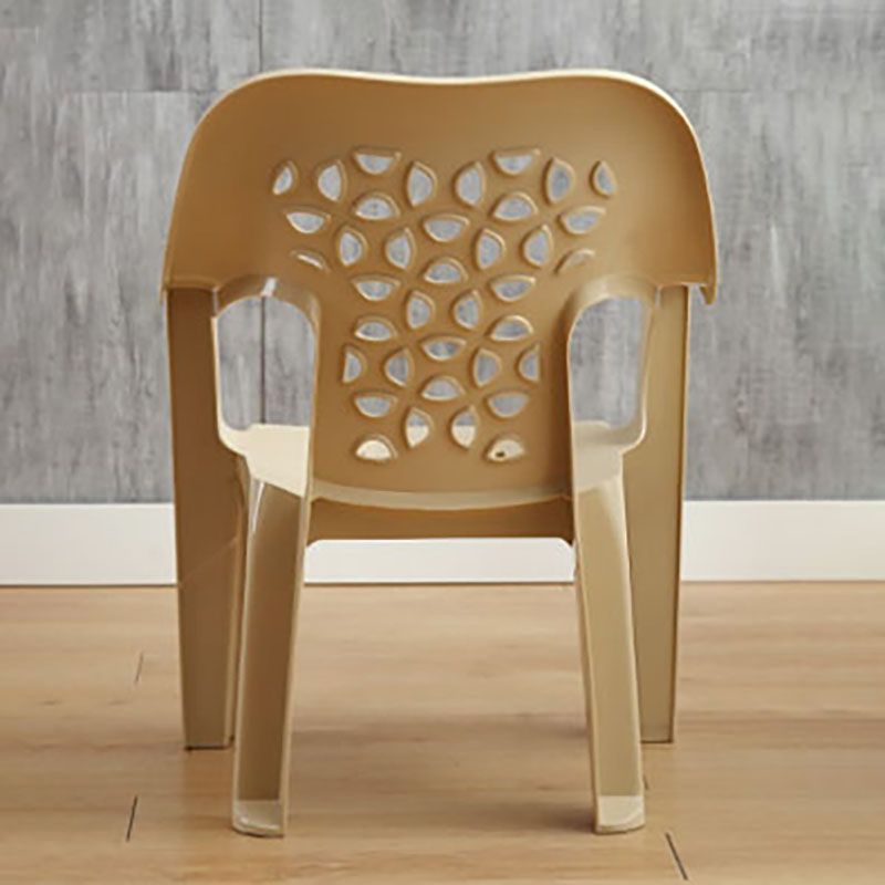 Minimalist Style Stacking Dining Arm Chairs Plastic Open Back Dining Side Chair for Home Use Clearhalo ' kitchen&dining_furn' 'Dining Chairs' 'Dining Tables & Seating' 'dining_chair' 'furn' 'furn_dining_chair' 'Furniture' 'furniture_dining_chair' 'Kitchen & Dining Furniture' 'kitchen' 1200x1200_e11fa3ff-6bbc-4aa8-9844-2c7d1aa65c84