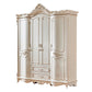 French Country Wardrobe Armoire Wood Wardrobe Cabinet for Bedroom