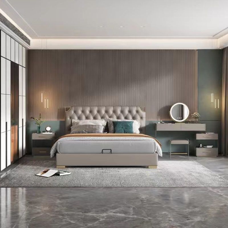 Glam Accent Table table de nuit ouverte Stand de nuit pour chambre à coucher et maison