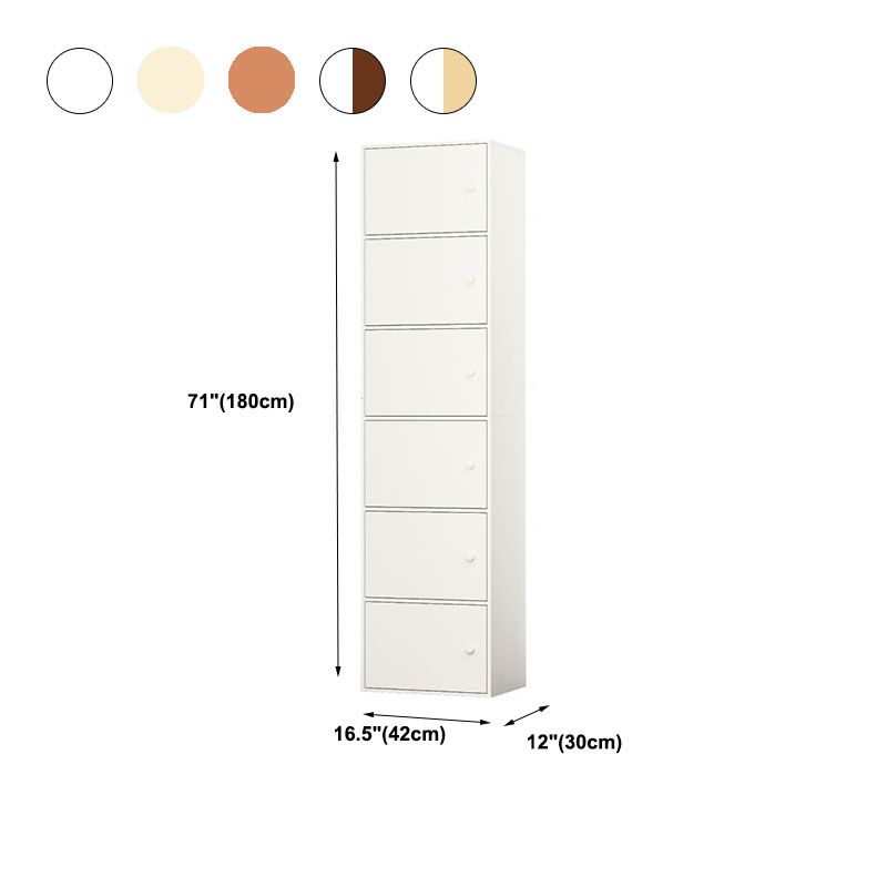 12 "W moderne houten boekenkast gesloten opslag boekenplank met deuren