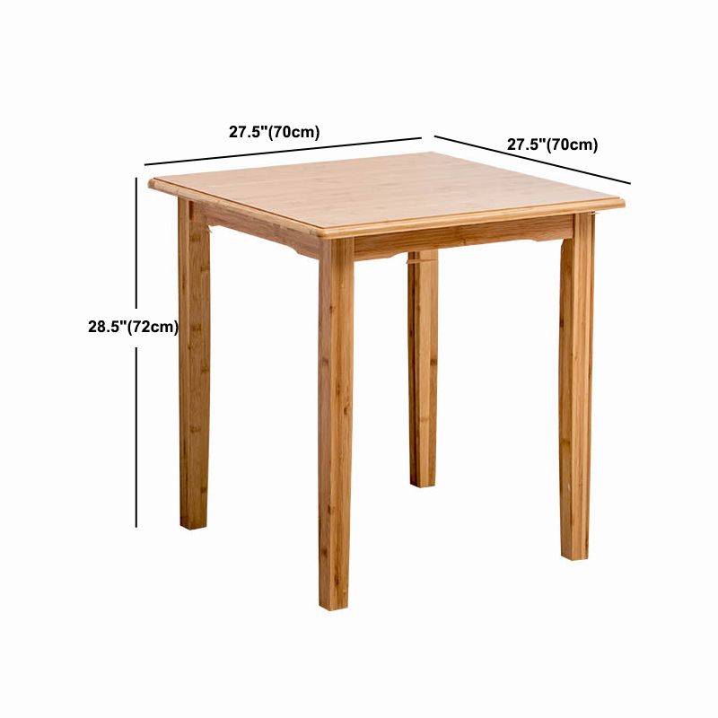 Tavolino in legno rettangolare nordico 4 gambe tavolo da cocktail naturale