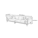 32" High Modern Faux Leather Tuxedo Arm Standard Sofa with Cushions for Apartment Clearhalo 'furn' 'furn_sofas' 'Furniture' 'furniture_sofas' 'Living Room Furniture' 'Sofa' 'sofas' 1200x1200_e1253710-02b6-49f6-94d4-9a9597db292b