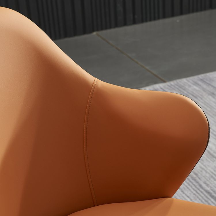 Industrial Metal Dining Room Chairs Arm Leather Dining Chairs (Set of 2) Clearhalo ' kitchen&dining_furn' 'Dining Chairs' 'Dining Tables & Seating' 'dining_chair' 'furn' 'furn_dining_chair' 'Furniture' 'furniture_dining_chair' 'Kitchen & Dining Furniture' 'kitchen' 1200x1200_e125679d-9057-4548-ac2c-4c378f24676a