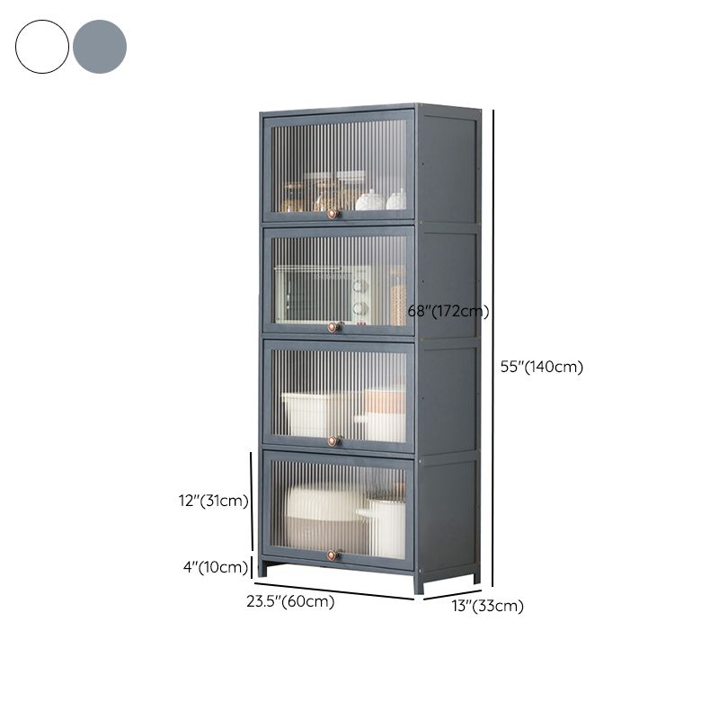 Mesa contemporánea de la mesa del aparador Bamboo con puertas para la cocina