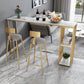 Stone Rectangle Bar Dining Table Contemporary Bar Table with Sled Base Clearhalo 'Bar Furniture' 'Bar Tables' 'bar_tables' 'furn' 'furn_bar_tables' 'Furniture' 'furniture_bar_tables' 'Kitchen & Dining Furniture' 1200x1200_e12a3b40-2db3-4835-a0b8-3061f5c31bf8