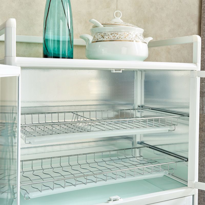 Server in metallo in metallo in metallo in metallo di vetro per sala da pranzo