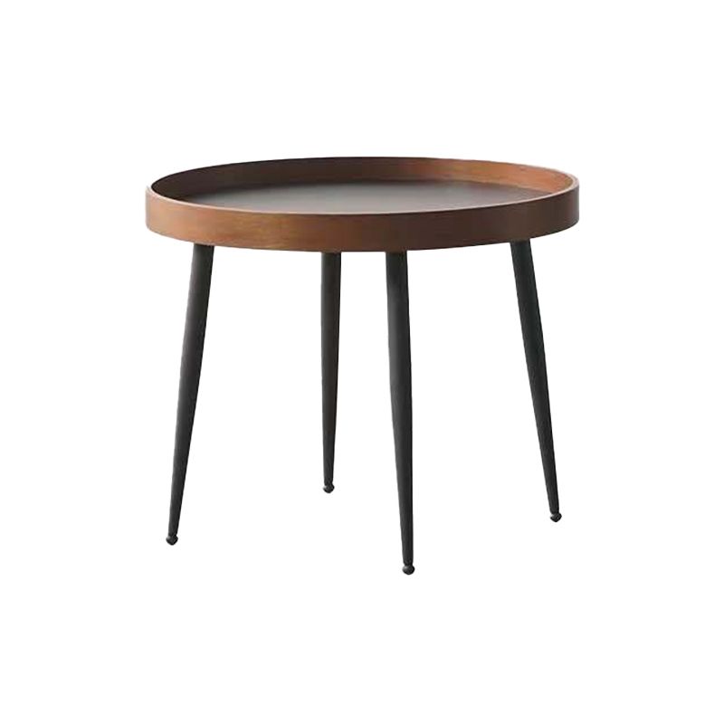 Metal and Wood Coffee Table Tray Top Cocktail Table with 4 Legs Clearhalo 'Coffee & Accent Tables' 'Coffee Tables' 'coffee_tables' 'furn' 'furn_coffee_tables' 'Furniture' 'Living Room Furniture' 1200x1200_e12bbd06-357a-46d2-b7aa-a9531763b221