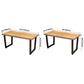 Industrial Solid Wood Dining Table Rectangle Table with Sled Base for Dinning Room Clearhalo ' dining_table' 'Dining Tables & Seating' 'Dining Tables' 'furn' 'furn_dining_table' 'Furniture' 'furniture_dining_table' 'Kitchen & Dining Furniture' 'kitchen&dining_furn' 'kitchen' 'kitchen_dining_table' 1200x1200_e12e1718-08af-4af9-8dca-f0be6e0d84b7