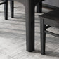 Round Contemporary Dining Table Sintered Stone Table with 4 Black Ash Solid Wood Legs Clearhalo ' dining_table' 'Dining Tables & Seating' 'Dining Tables' 'furn' 'furn_dining_table' 'Furniture' 'furniture_dining_table' 'Kitchen & Dining Furniture' 'kitchen&dining_furn' 'kitchen' 'kitchen_dining_table' 1200x1200_e12fa7d6-fe2c-4fdb-89ba-93c2b4386c2a