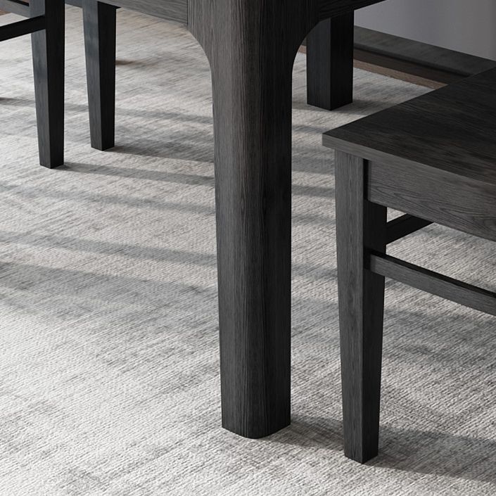 Round Contemporary Dining Table Sintered Stone Table with 4 Black Ash Solid Wood Legs Clearhalo ' dining_table' 'Dining Tables & Seating' 'Dining Tables' 'furn' 'furn_dining_table' 'Furniture' 'furniture_dining_table' 'Kitchen & Dining Furniture' 'kitchen&dining_furn' 'kitchen' 'kitchen_dining_table' 1200x1200_e12fa7d6-fe2c-4fdb-89ba-93c2b4386c2a