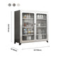 Aparador de metal de tablero lateral de estilo moderno con puerta para uso de la cocina