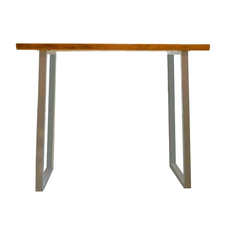 Contemporary Indoor Bar Dining Table Rectangle Wood Top Bar Table Clearhalo 'Bar Furniture' 'Bar Tables' 'bar_tables' 'furn' 'furn_bar_tables' 'Furniture' 'Kitchen & Dining Furniture' 1200x1200_e130cf57-3539-4392-9a28-f3138a83c9e7