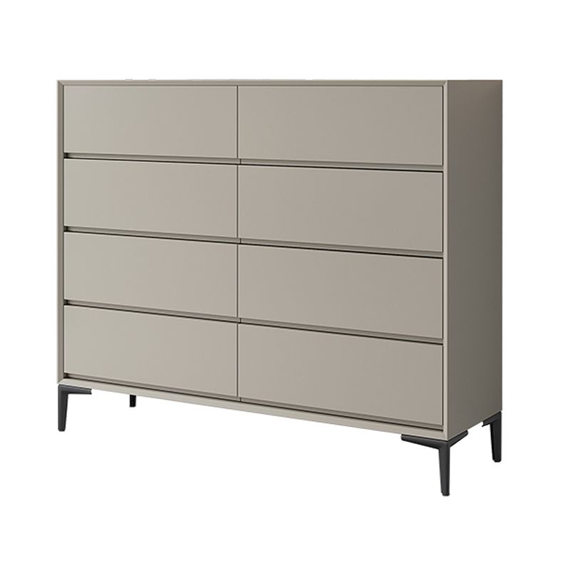 15.6-inch Width Contemporary Storage Chest Stone Dresser with 8 Drawers