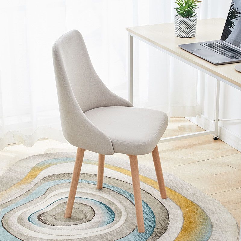 Contemporary Bedroom Upholstered Side Chair Matte Finish Parsons Dining Chair Clearhalo ' kitchen&dining_furn' 'Dining Chairs' 'Dining Tables & Seating' 'dining_chair' 'furn' 'furn_dining_chair' 'Furniture' 'furniture_dining_chair' 'Kitchen & Dining Furniture' 'kitchen' 1200x1200_e13206ae-c7dc-4535-8e8d-d95ec1270942