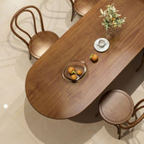 Free Form Solid Wood Dining Table Contemporary Dining Table for Dining Room Clearhalo 'Dining Tables & Seating' 'Dining Tables' 'dining_table' 'furn' 'furn_dining_table' 'Furniture' 'Kitchen & Dining Furniture' 1200x1200_e13220c3-5a0b-49db-838e-0ac7c6bdd80f
