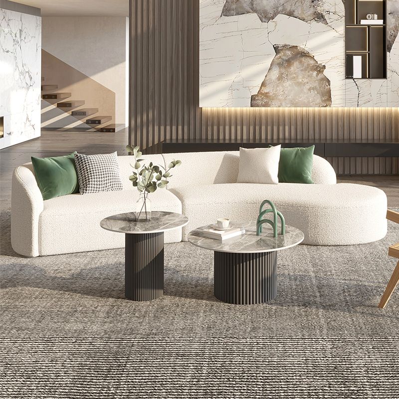 Wool Modern Sofa/Sectional Right Hand Facing for Apartment, Living Room Clearhalo 'furn' 'furn_sectionals' 'Furniture' 'Living Room Furniture' 'Sectionals' 1200x1200_e132a878-fb08-4ec6-8410-7ff0e119ac46