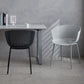 Modern Plastic Chair Parsons Chair in Matte Finish for Indoor