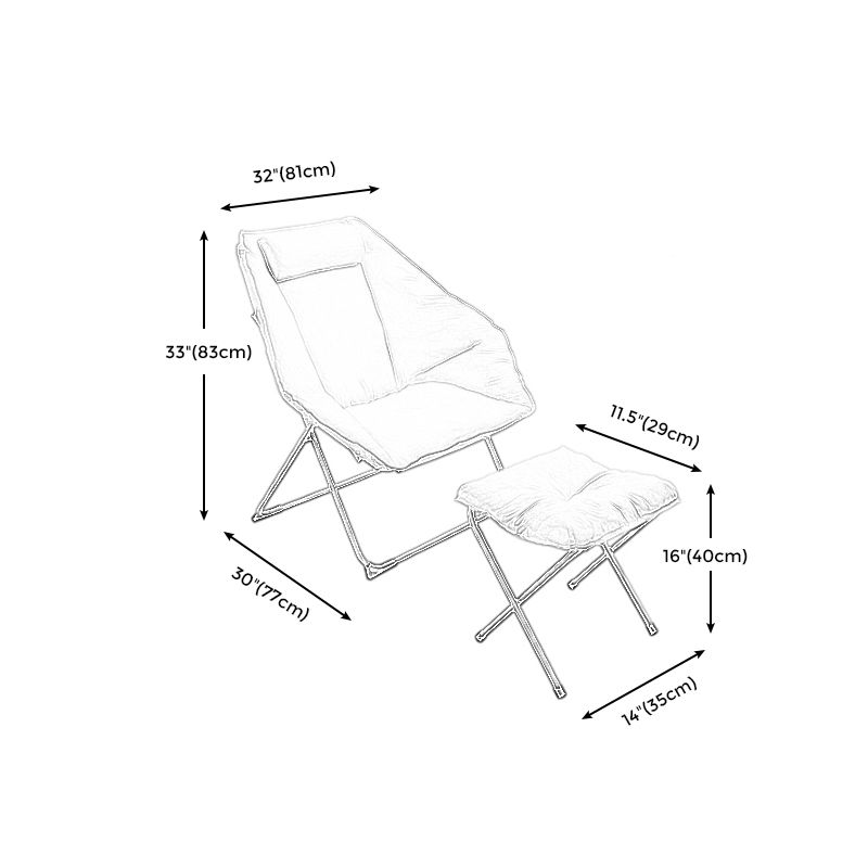 Chaise en velours 31,8 "L x 30,3" W x32.6 "H ARMES CHAISE INCLUS POUR LE SOIR