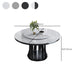 Modern Sintered Stone Table Pedestal Dining Table for Dining Room