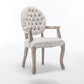 Farmhouse Wood Dining Chair Upholstered Arm Chair with 4 Grey Legs for Dining Room Clearhalo ' kitchen&dining_furn' 'Dining Chairs' 'Dining Tables & Seating' 'dining_chair' 'furn' 'furn_dining_chair' 'Furniture' 'furniture_dining_chair' 'Kitchen & Dining Furniture' 'kitchen' 1200x1200_e136a7d8-34c8-4b47-89f4-e55b088a9fe1