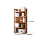 Estante de bambú vertical moderno Etagere Espresso estantería para dormitorio