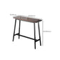 Matte Finish Wooden Rectangle Bar Table with Trestle for Living Room Clearhalo 'Bar Furniture' 'Bar Tables' 'bar_tables' 'furn' 'furn_bar_tables' 'Furniture' 'Kitchen & Dining Furniture' 1200x1200_e138e12b-fa71-41ff-a568-e493c3bdd992