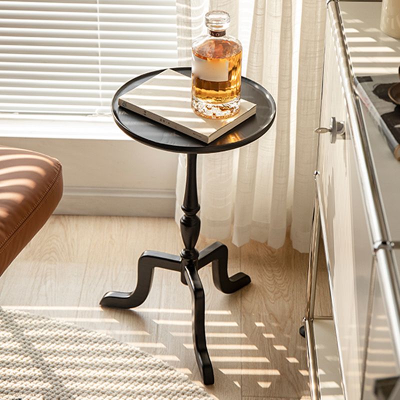 Rustic Round 3 Legs Side Table Solid Wood Tray Top End Table Set Clearhalo 'Coffee & Accent Tables' 'End & Side Tables' 'end_side_tables' 'furn' 'furn_end_side_tables' 'Furniture' 'Living Room Furniture' 1200x1200_e13d013c-fcbb-4420-aa4e-face41b69cd0