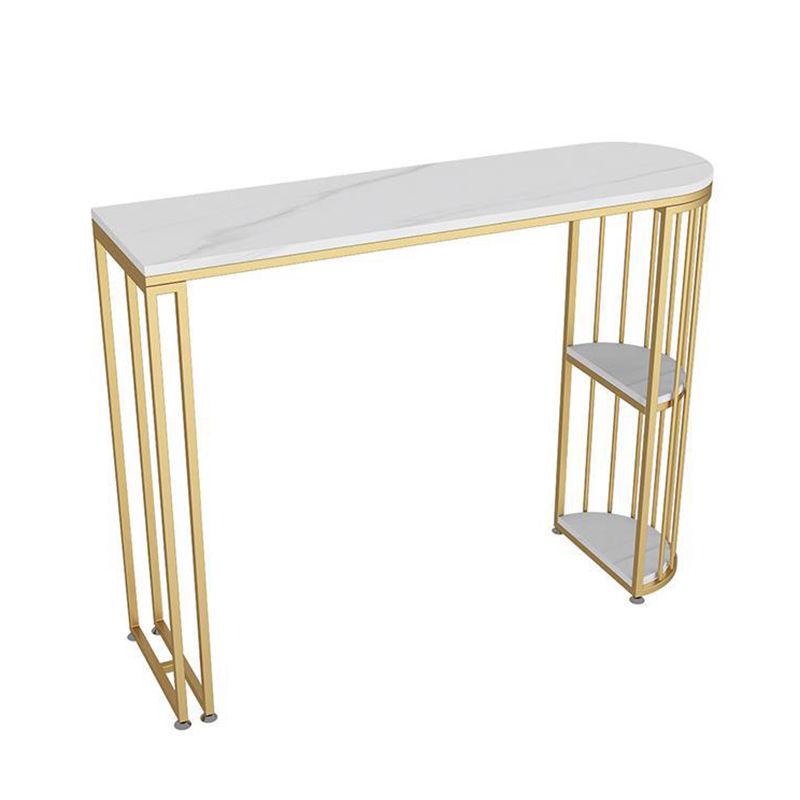 Stone Irregular Shape Bar Table Traditional Luxury Bistro Table with Double Pedestal Clearhalo 'Bar Furniture' 'Bar Tables' 'bar_tables' 'furn' 'furn_bar_tables' 'Furniture' 'Kitchen & Dining Furniture' 1200x1200_e13dcd00-8763-4a51-bf70-4b0c1c847a23