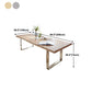 Modern Solid Wood Table for Restaurant Rectangle Dining Table with Double Pedestal Clearhalo ' dining_table' 'Dining Tables & Seating' 'Dining Tables' 'furn' 'furn_dining_table' 'Furniture' 'furniture_dining_table' 'Kitchen & Dining Furniture' 'kitchen&dining_furn' 'kitchen' 'kitchen_dining_table' 1200x1200_e140fe05-05c0-4d01-9e64-c25a2ea63cf1