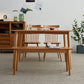 Modern Oak Wood Table in Nature Rectangle Dining Table with Wooden Base and 4 Legs Clearhalo ' dining_table' 'Dining Tables & Seating' 'Dining Tables' 'furn' 'furn_dining_table' 'Furniture' 'furniture_dining_table' 'Kitchen & Dining Furniture' 'kitchen&dining_furn' 'kitchen' 'kitchen_dining_table' 1200x1200_e145e87a-b0c5-4193-af6a-ba063753ca5c