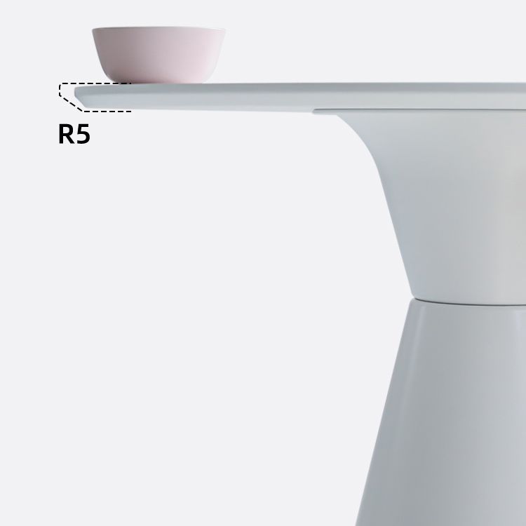 Modern Tulip Base Dining Table Wood and Steel Round Dinette Table for Dining Room Clearhalo ' dining_table' 'Dining Tables & Seating' 'Dining Tables' 'furn' 'furn_dining_table' 'Furniture' 'furniture_dining_table' 'Kitchen & Dining Furniture' 'kitchen&dining_furn' 'kitchen' 'kitchen_dining_table' 1200x1200_e1469004-1582-49d1-b99a-0bfdfb13a687