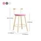 Glam Round Counter Bar Stool Backrest Bar Stool Iron Base with Footrest Clearhalo 'Bar Furniture' 'Bar Stools' 'bar_stools' 'furn' 'furn_bar_stools' 'furniture_bar_stools' 'Kitchen & Dining Furniture' 'kitchen&dining_furn' 'kitchen' 'kitchen_furn' Furniture' 1200x1200_e14b3499-7d23-4df9-9620-28b59854f10d