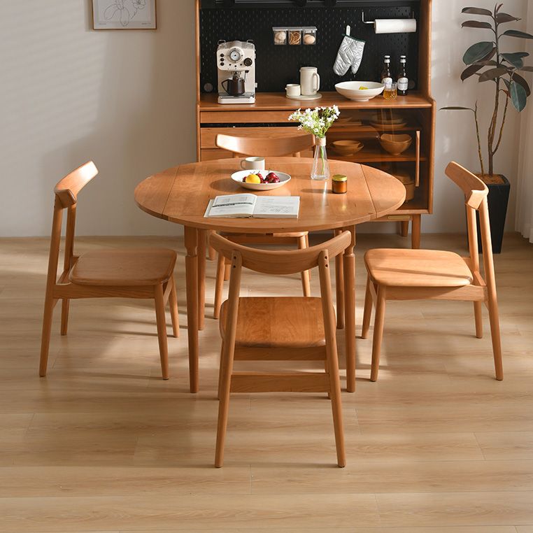 Modern Dining Chairs Set 1/2/5 Pcs Solid Wood Folding Dining Table Clearhalo 'Dining Room Sets' 'Dining Tables & Seating' 'dining_room_set' 'furn' 'furn_dining_room_set' 'Furniture' 'Kitchen & Dining Furniture' 1200x1200_e14c8a1f-c83c-4049-8e6e-90941d39c639