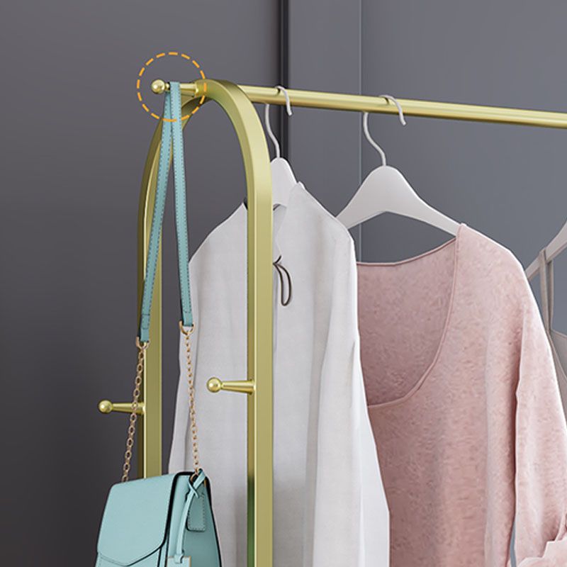 Moderner Kleiderbügel 2 Lagerregale und 6 Hooks Hall Tree mit Rizinus