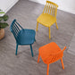 Scandinavian Plastic Chair 30"H Slat Back Side Chair Bedroom Dining Chair Clearhalo ' kitchen&dining_furn' 'Dining Chairs' 'Dining Tables & Seating' 'dining_chair' 'furn' 'furn_dining_chair' 'Furniture' 'furniture_dining_chair' 'Kitchen & Dining Furniture' 'kitchen' 1200x1200_e14ee62f-02a2-46ff-b6cc-4f914c688241