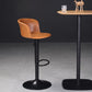Contemporary Adjustable Height Barstool Faux Leather Swivel Barstool Clearhalo 'Bar Furniture' 'Bar Stools' 'bar_stools' 'furn' 'furn_bar_stools' 'Furniture' 'Kitchen & Dining Furniture' 1200x1200_e14fa7ef-5739-40f4-a41a-2c4d8bfce3f6