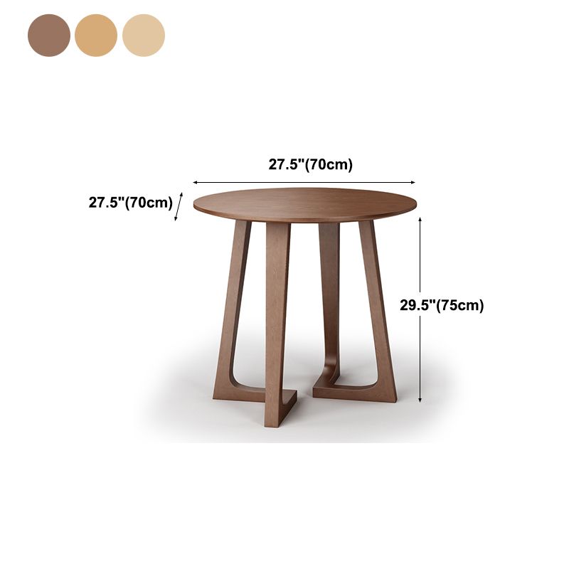 Modern Pine Solid Wood Dining Table Double Pedestal Dining Table for Dining Room Clearhalo 'Dining Tables & Seating' 'Dining Tables' 'dining_table' 'furn' 'furn_dining_table' 'Furniture' 'furniture_dining_table' 'Kitchen & Dining Furniture' 'kitchen' 'kitchen_dining_table' 1200x1200_e1500cd6-a69a-41a7-b7df-4f8363e23b3b
