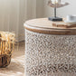 French Country Round Coffee Table with Natural Pine Wood Top Clearhalo 'Coffee & Accent Tables' 'Coffee Tables' 'coffee_tables' 'furn' 'furn_coffee_tables' 'Furniture' 'Living Room Furniture' 1200x1200_e1508857-797f-4bfd-8aad-a9c853989712
