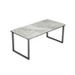 Stone Rectangular Writing Desk Modern 29.53" Tall Office Desk with Sled Base Clearhalo 'furn' 'furn_office_desk' 'Furniture' 'Office Desks' 'Office Furniture' 'office_desk' 1200x1200_e1540a79-e5ac-4f32-8618-0347f48c5b15