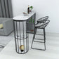 Rectangle Stone Bar Table Traditional Luxury Bar Dining Table with Sled Base Clearhalo 'Bar Furniture' 'Bar Tables' 'bar_tables' 'Furniture' 'furniture_bar_tables' 'Kitchen & Dining Furniture' 1200x1200_e1544264-f38b-48d7-ae6a-8f82a4e57681