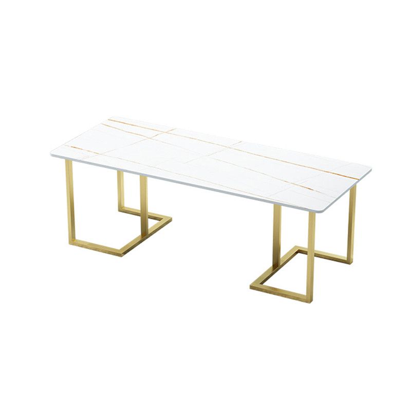 Zeitgenössischer 29,53 Zoll großer Büroschreibtisch gebogener weißer Schreibtisch gebogen