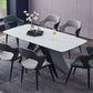 Metal Contemporary Rectangle Dining Table Sintered Stone Table for Dining Room and Kitchen Clearhalo ' dining_table' 'Dining Tables & Seating' 'Dining Tables' 'Furniture' 'furniture_dining_table' 'Kitchen & Dining Furniture' 'kitchen&dining_furn' 'kitchen' 'kitchen_dining_table' 1200x1200_e15670c3-abfd-42b4-9000-870da6d43b49