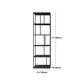 Modem & Contemporary Black Bookcase Etagere Metal Book Shelf