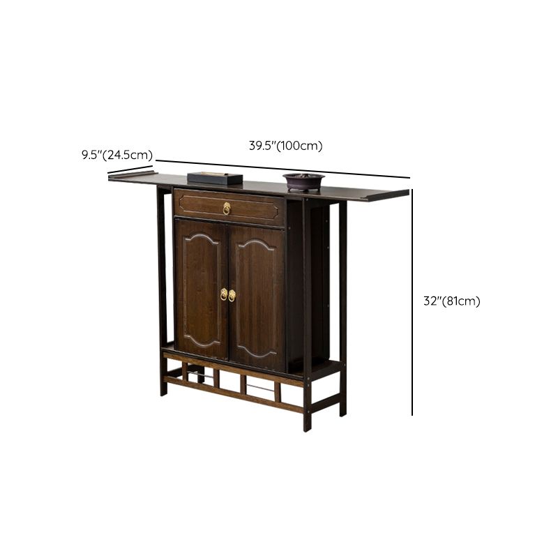 Tabella della console moderna di 31 "H Mid-secolo Tabella del singolo cassetto