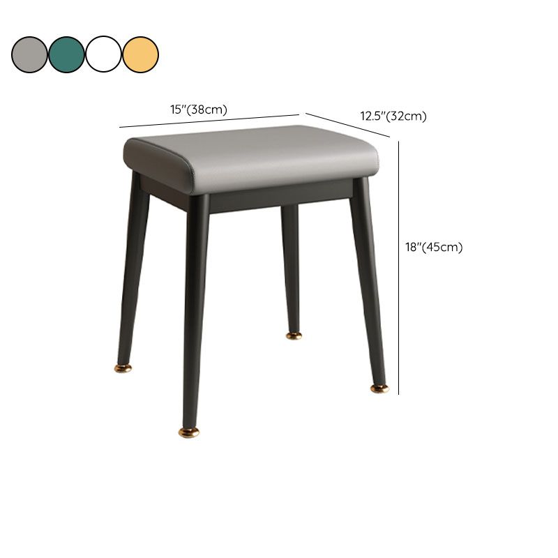 Fabric Standard Stool Modern Style Simple Household Rectangular Stool Clearhalo 'furn' 'furn_ottomans_poufs' 'Furniture' 'Living Room Furniture' 'Ottomans & Poufs' 'ottomans_poufs' 1200x1200_e15a6baa-c97a-43af-93a5-3fbb5a1dde46