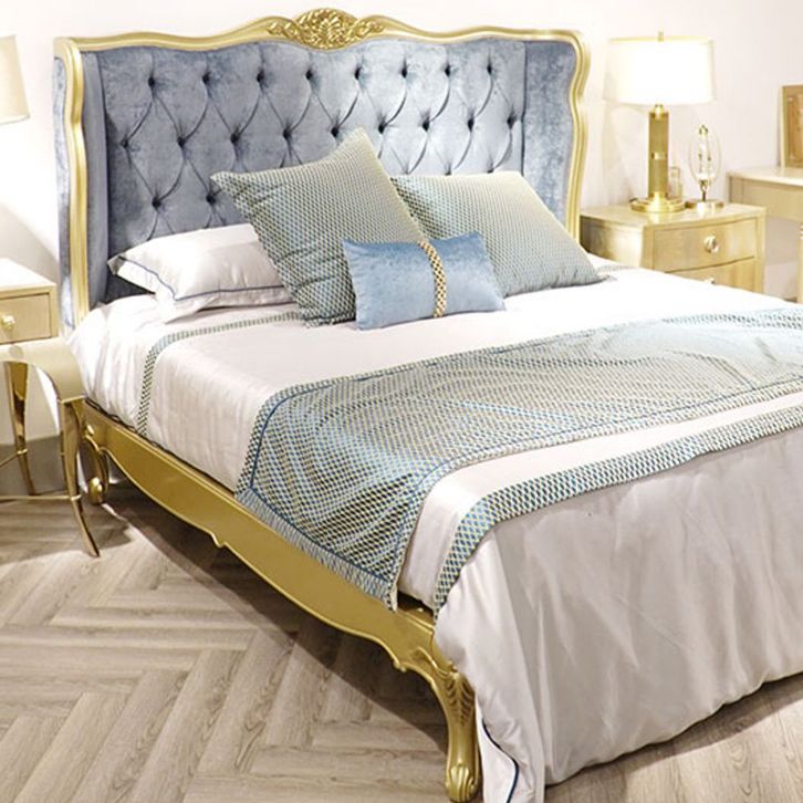 Letto moderno altezza regolabile testiera imbottita standard