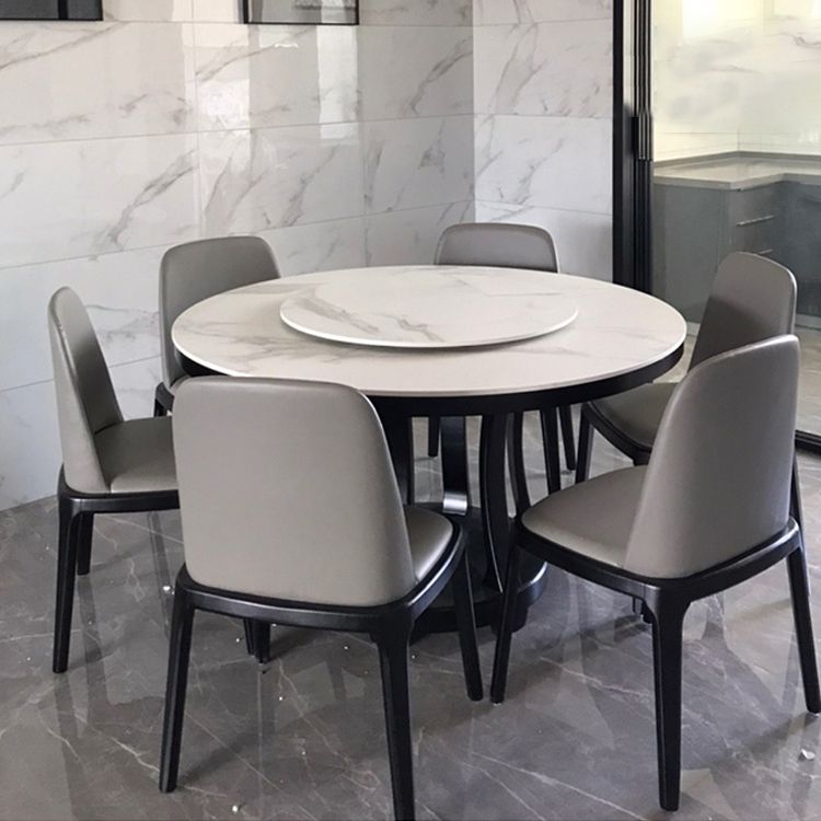 Industrial Leather Restaurant Side Chair Parsons Dining Chair with Walnut Legs Clearhalo ' kitchen&dining_furn' 'Dining Chairs' 'Dining Tables & Seating' 'dining_chair' 'furn' 'furn_dining_chair' 'Furniture' 'furniture_dining_chair' 'Kitchen & Dining Furniture' 'kitchen' 1200x1200_e15ae380-405f-4aa5-9db4-896abbb86695