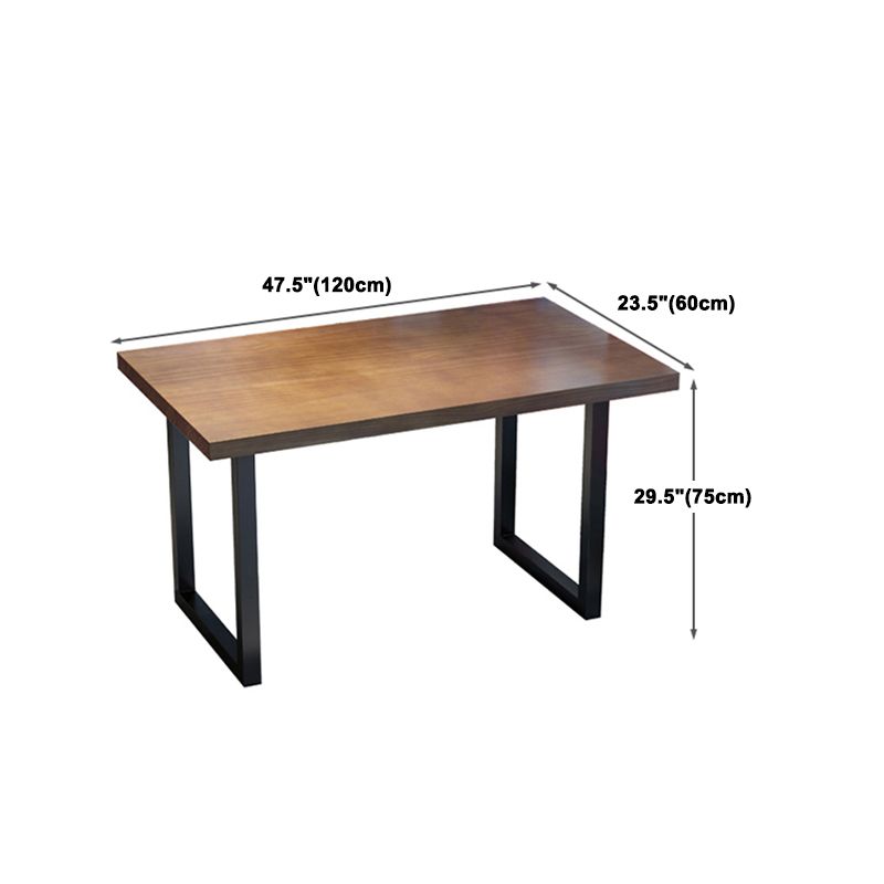 Set di tavoli da pranzo industriale 1/2/3/5 PC Tavolo in legno massiccio con sedie a braccio